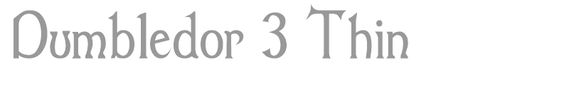 Dumbledor 3 Thin