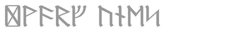 Dwarf Runes