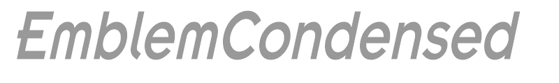 EmblemCondensed