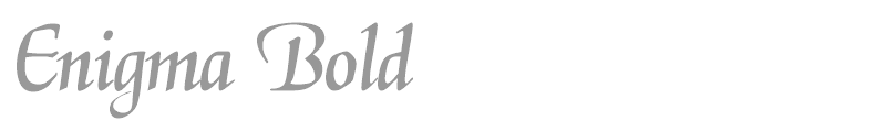 Enigma Bold