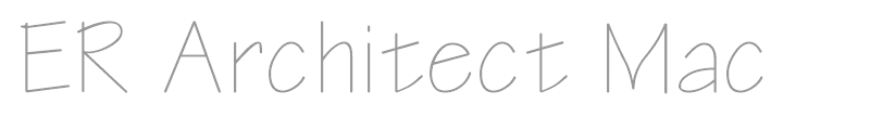 ER Architect Mac