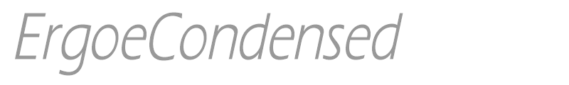 ErgoeCondensed