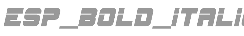 ESP_Bold_Italic