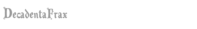 Decadenta Frax