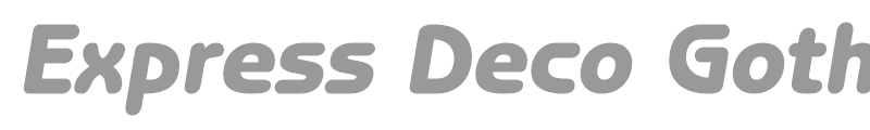 Express Deco GothicBlack SSi