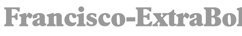 Francisco-ExtraBold