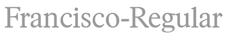 Francisco-Regular