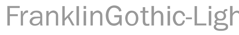 FranklinGothic-Light