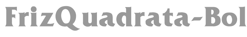 FrizQuadrata-Bold