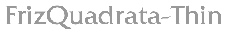 FrizQuadrata-Thin