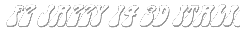 FZ JAZZY 14 3D ITALIC