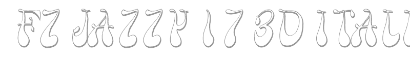 FZ JAZZY 17 3D ITALIC