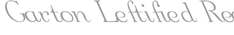 Garton Leftified Regular