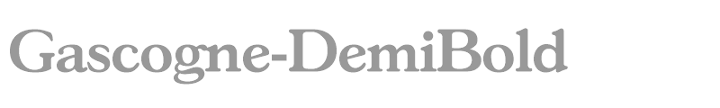 Gascogne-DemiBold