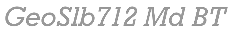 GeoSlb712 Md BT