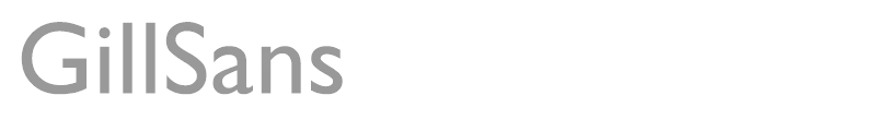 GillSans