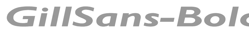 GillSans-BoldItalic Wd