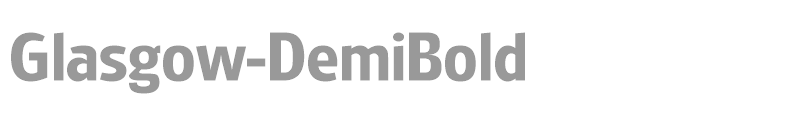 Glasgow-DemiBold