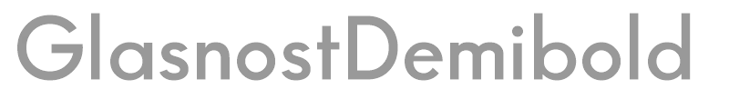 GlasnostDemibold