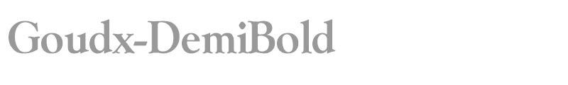 Goudx-DemiBold