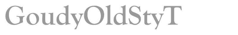 GoudyOldStyT
