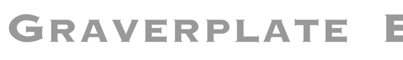 Graverplate Extrabold