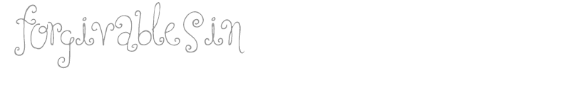 Forgivable Sin