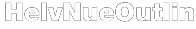 HelvNueOutline