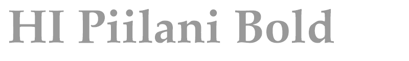 HI Piilani Bold