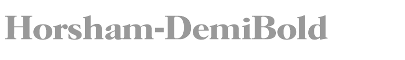 Horsham-DemiBold