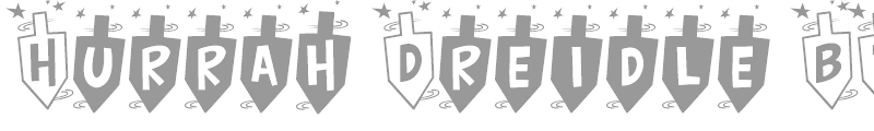 Hurrah Dreidle BTN