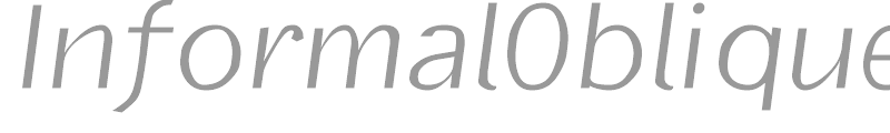 InformalOblique