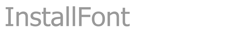 InstallFont