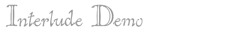 Interlude Demo
