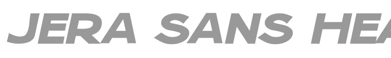 Jera Sans Heavy Italic JL