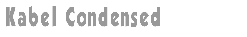 Kabel Condensed