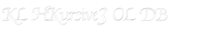 KL HKursive3 OL DB
