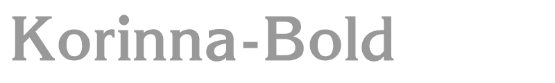 Korinna-Bold