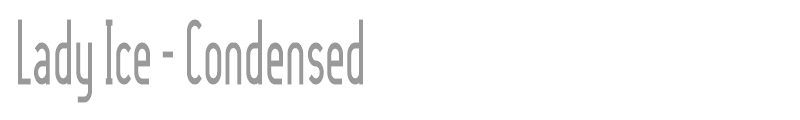 Lady Ice - Condensed