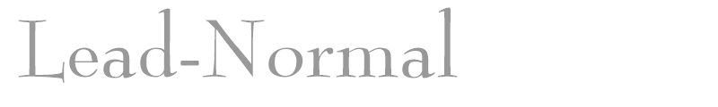 Lead-Normal