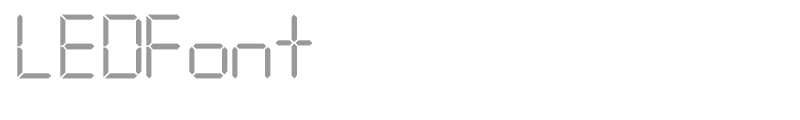 LEDFont