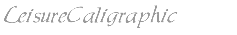 LeisureCaligraphic