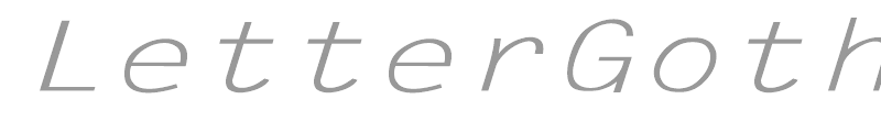 LetterGothic-Italic Ex