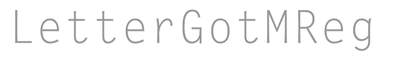 LetterGotMReg