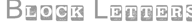 Block Letters
