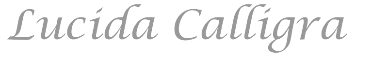 Lucida Calligra