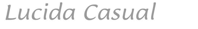 Lucida Casual