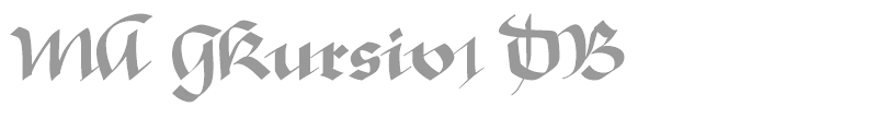 MA GKursiv1 DB
