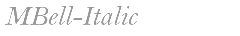 MBell-Italic