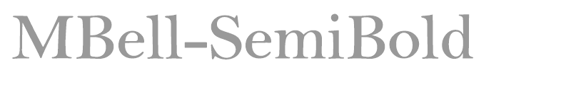 MBell-SemiBold